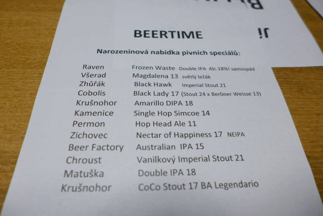 2019-02-26  Dvouletý Beertime  W004